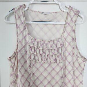 Gap Tank size XL White and Pink